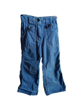 Vintage 1970's Girls Jeans 7 19x21 Flappy Soft Denim Bellbottom Hippy Jeans